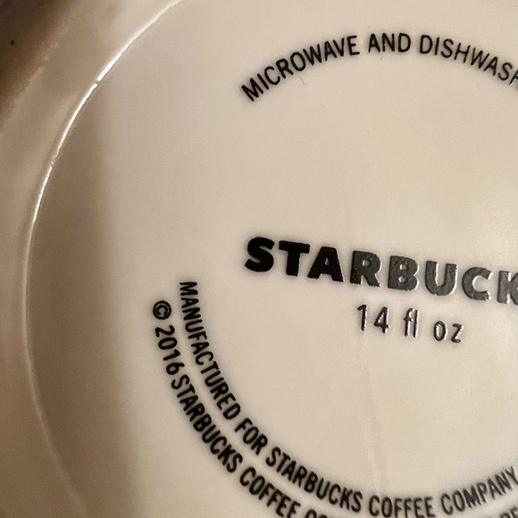 2016 Starbucks ceramic soup or large mug. With logo. New. - Picture 7 of 7